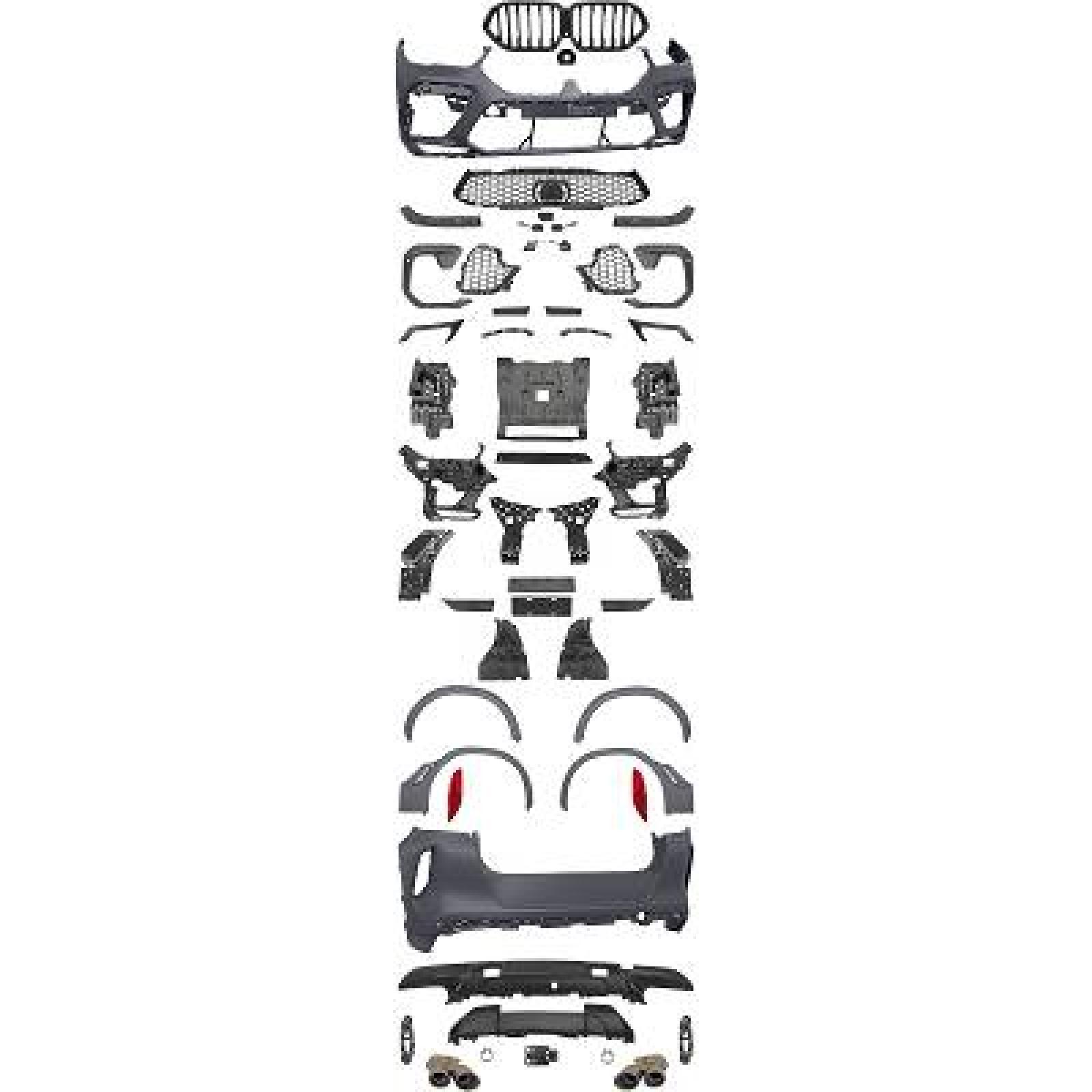 STOßSTANGEN SET       G06, passend für 19->>          SPORT OPTIK